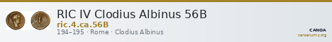 RIC IV Clodius Albinus 56B — CANOA