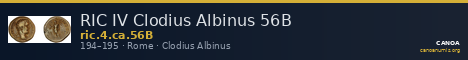 RIC IV Clodius Albinus 56B — CANOA