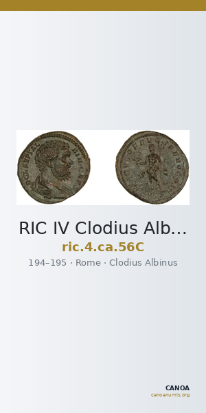 RIC IV Clodius Albinus 56C — CANOA