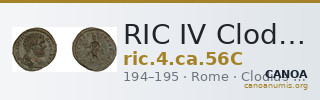 RIC IV Clodius Albinus 56C — CANOA