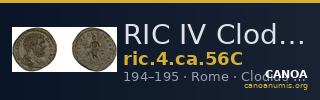 RIC IV Clodius Albinus 56C — CANOA