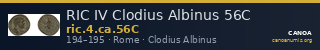 RIC IV Clodius Albinus 56C — CANOA