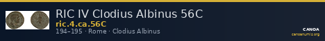 RIC IV Clodius Albinus 56C — CANOA