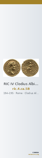 RIC IV Clodius Albinus 5B — CANOA