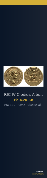 RIC IV Clodius Albinus 5B — CANOA