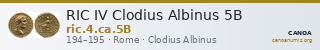 RIC IV Clodius Albinus 5B — CANOA