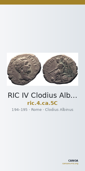 RIC IV Clodius Albinus 5C — CANOA