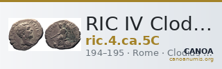 RIC IV Clodius Albinus 5C — CANOA