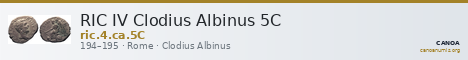 RIC IV Clodius Albinus 5C — CANOA
