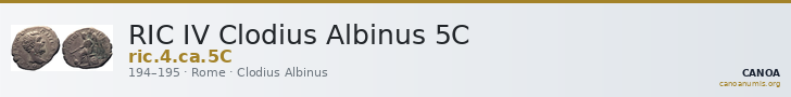 RIC IV Clodius Albinus 5C — CANOA