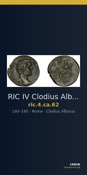 RIC IV Clodius Albinus 62 — CANOA