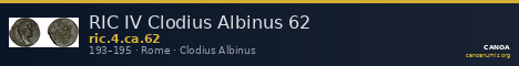 RIC IV Clodius Albinus 62 — CANOA