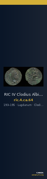 RIC IV Clodius Albinus 64 — CANOA