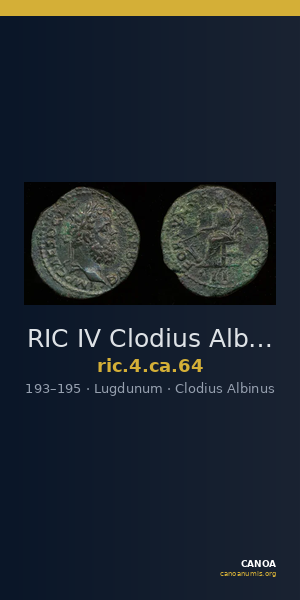 RIC IV Clodius Albinus 64 — CANOA