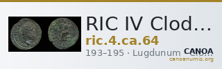 RIC IV Clodius Albinus 64 — CANOA