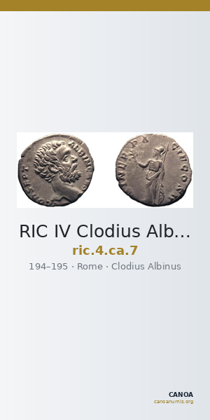 RIC IV Clodius Albinus 7 — CANOA