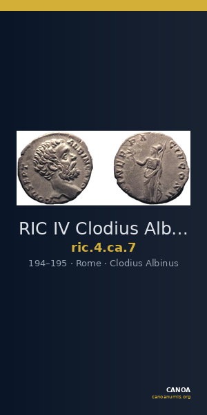 RIC IV Clodius Albinus 7 — CANOA
