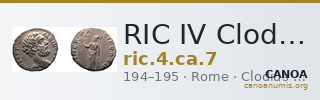 RIC IV Clodius Albinus 7 — CANOA