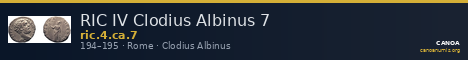 RIC IV Clodius Albinus 7 — CANOA