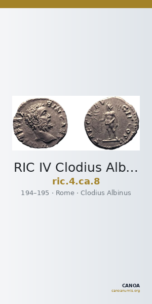 RIC IV Clodius Albinus 8 — CANOA
