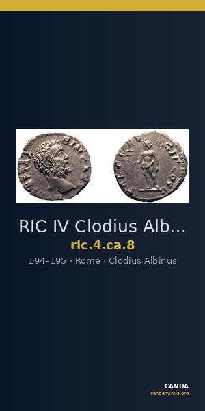 RIC IV Clodius Albinus 8 — CANOA