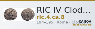 RIC IV Clodius Albinus 8 — CANOA
