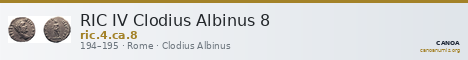 RIC IV Clodius Albinus 8 — CANOA
