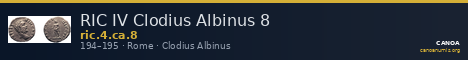 RIC IV Clodius Albinus 8 — CANOA