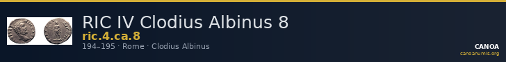 RIC IV Clodius Albinus 8 — CANOA