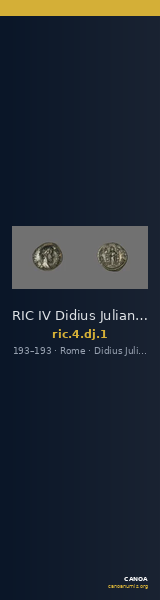 RIC IV Didius Julianus 1 — CANOA