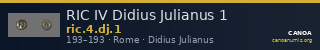 RIC IV Didius Julianus 1 — CANOA