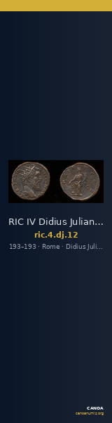 RIC IV Didius Julianus 12 — CANOA