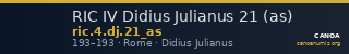 RIC IV Didius Julianus 21 (as) — CANOA