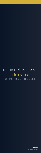 RIC IV Didius Julianus 3b — CANOA