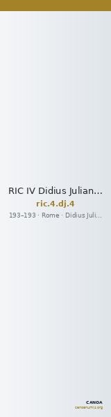 RIC IV Didius Julianus 4 — CANOA