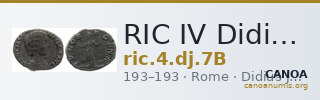 RIC IV Didius Julianus 7B — CANOA