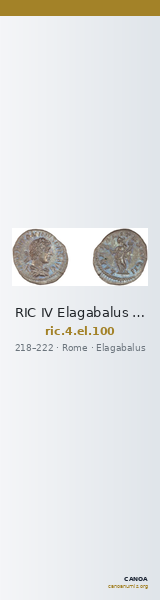 RIC IV Elagabalus 100 — CANOA