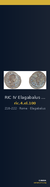 RIC IV Elagabalus 100 — CANOA