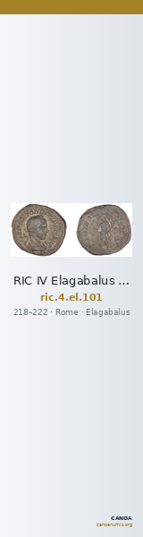 RIC IV Elagabalus 101 — CANOA