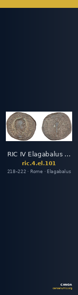 RIC IV Elagabalus 101 — CANOA