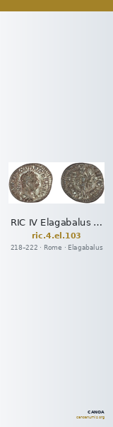 RIC IV Elagabalus 103 — CANOA