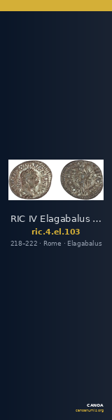 RIC IV Elagabalus 103 — CANOA