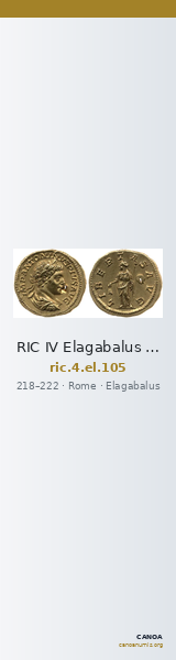 RIC IV Elagabalus 105 — CANOA