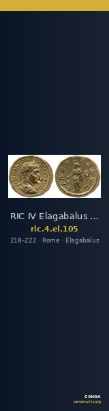 RIC IV Elagabalus 105 — CANOA
