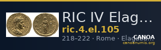 RIC IV Elagabalus 105 — CANOA