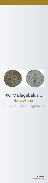 RIC IV Elagabalus 106 — CANOA