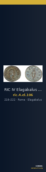 RIC IV Elagabalus 106 — CANOA