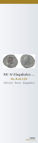 RIC IV Elagabalus 115 — CANOA