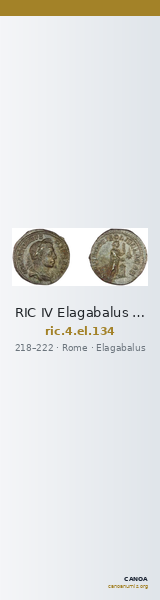 RIC IV Elagabalus 134 — CANOA