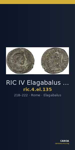 RIC IV Elagabalus 135 — CANOA